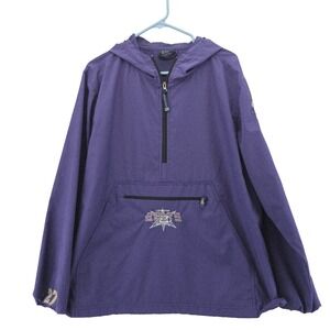 Louisiana Bolts Jacket Mens Medium Purple NCAA Football Basketball Charles River